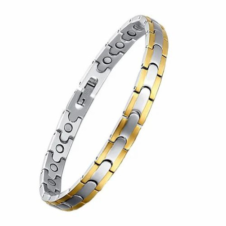 Marlary Stainless Steel Germanium Anti-Radiation Bio Energy Bracelet (B0015)