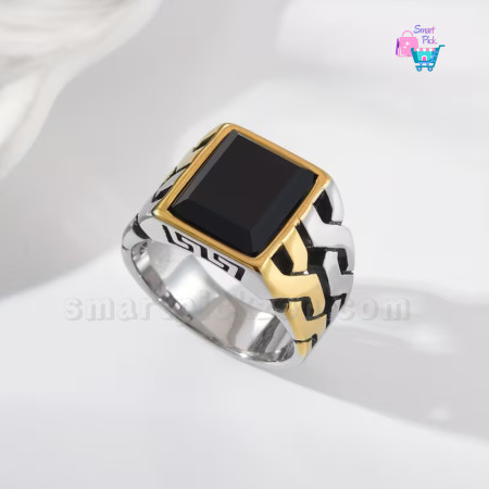 Stunning Hip-Hop Inspired Synthetic Faux Ring (SPR0010)