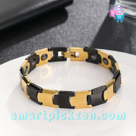 Aradoo Ceramic Zig-zag Pattern Bracelet (BR0041)